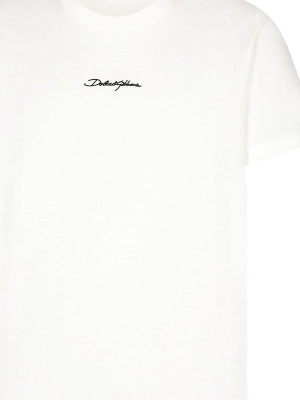 DOLCE & GABBANA: t-shirts online - Short Sleeve Crew-Neck T-Shirt