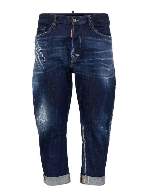 DSQUARED2: bootcut jeans - Bro Jeans