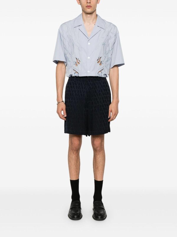 VALENTINO GARAVANI: トラウザーショーツ online - ショートパンツ - ブルー