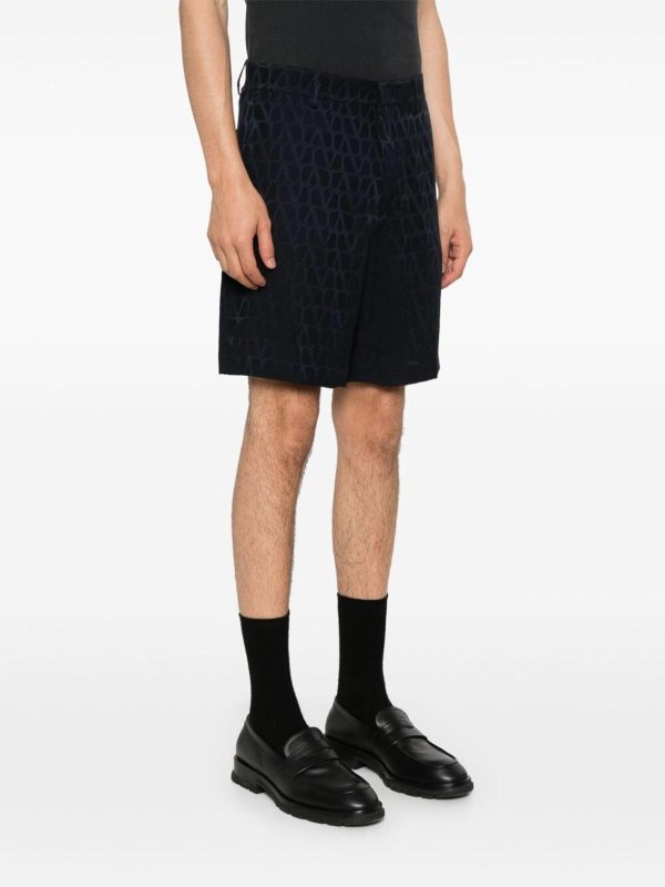 The Best Shops VALENTINO GARAVANI: トラウザーショーツ - ショートパンツ - ブルー