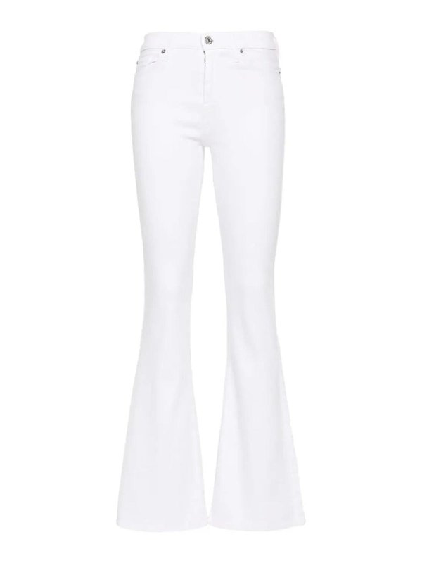 7 FOR ALL MANKIND: ブーツカットジーンズ - ブーツカットジーンズ - 白