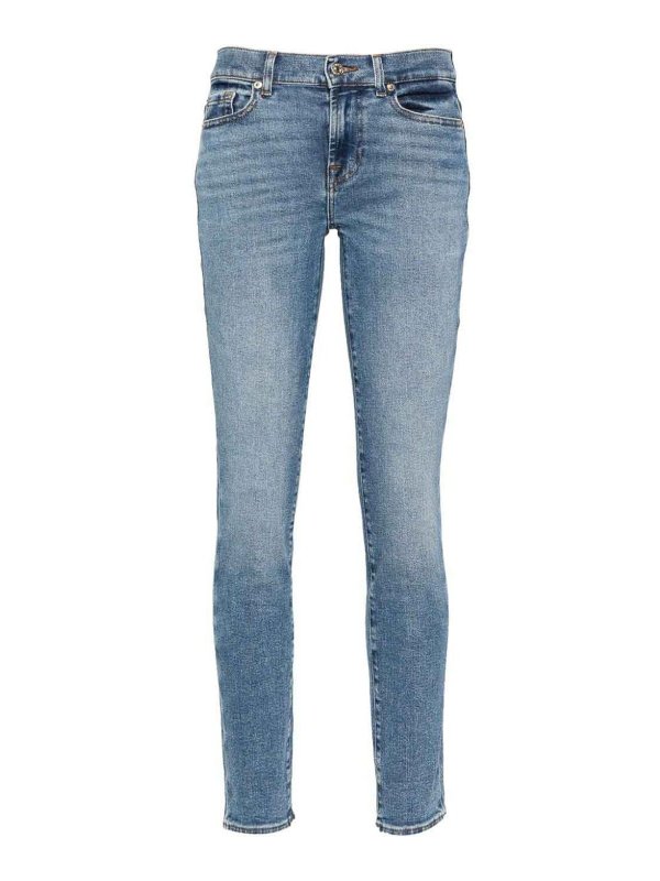 7 FOR ALL MANKIND: Bootcut - Bootcut Jeans - Blau