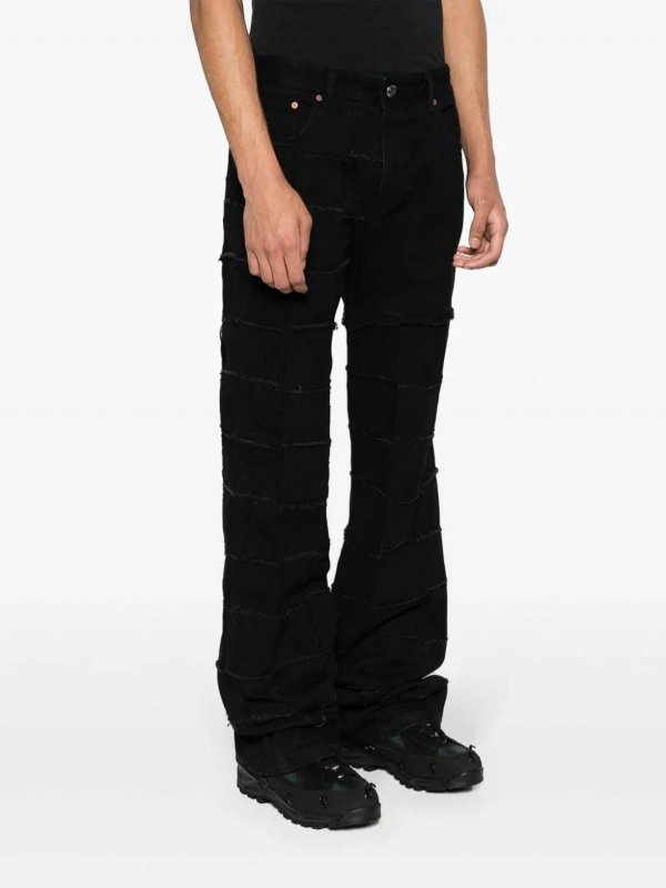 The Best Shops ANDERSSON BELL: bootcut jeans - New Patchwork Wide Leg Jeans