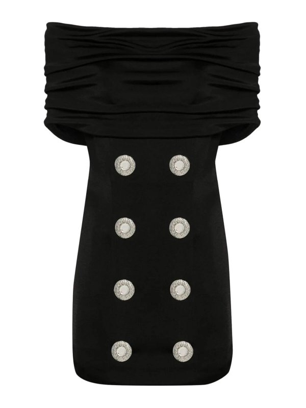 Balmain: ショートドレス - ショートドレス - 黒