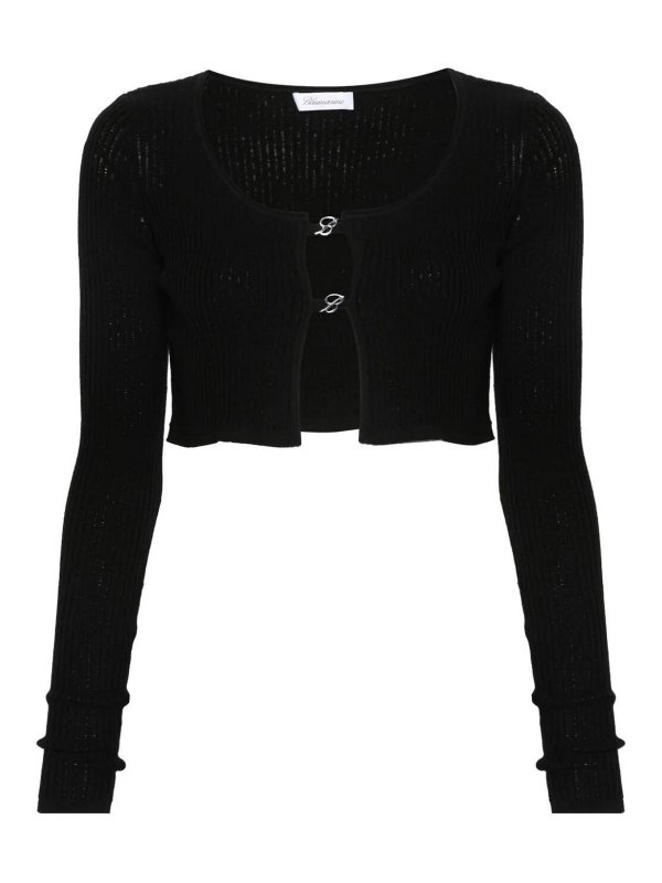 BLUMARINE: cardigan - Cardigan corto