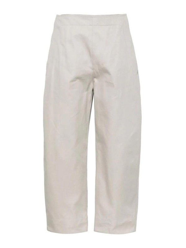 BOTTEGA VENETA: カジュアルトラウザー - カジュアルパンツ - グレー