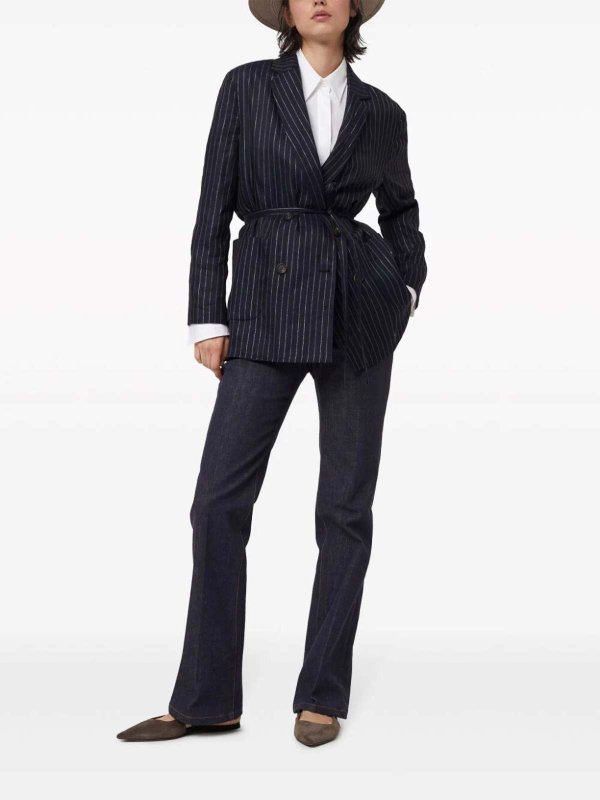 BRUNELLO CUCINELLI: ブーツカットジーンズ online - ブーツカットジーンズ - ブルー