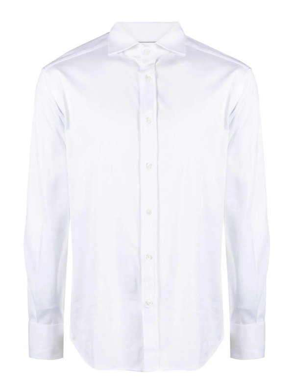 BRUNELLO CUCINELLI: シャツ - シャツ - 白