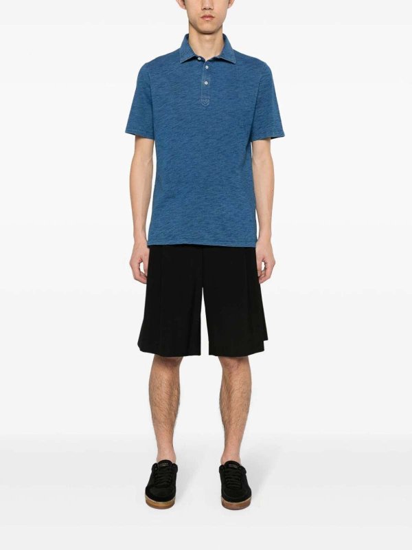 BRUNELLO CUCINELLI: Polos  online - Polo - Clair Délavé