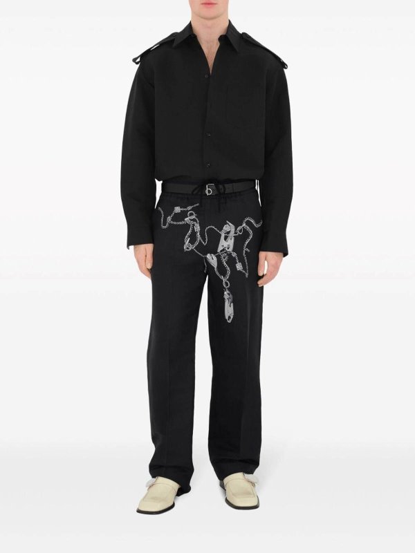 The Best Shops BURBERRY: Chemise - Argent