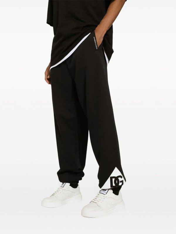 トラックスーツ ボトムス - 黒 shop online: DOLCE & GABBANA