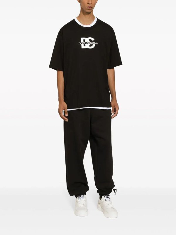 DOLCE & GABBANA buy online トラックスーツ ボトムス - 黒