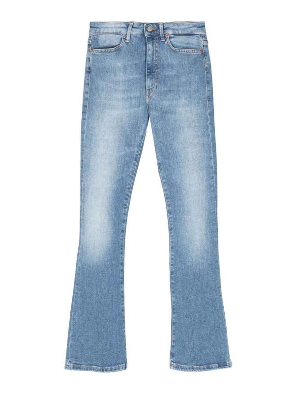 DONDUP: Jeans à jambe droite - Jean Bootcut - Bleu