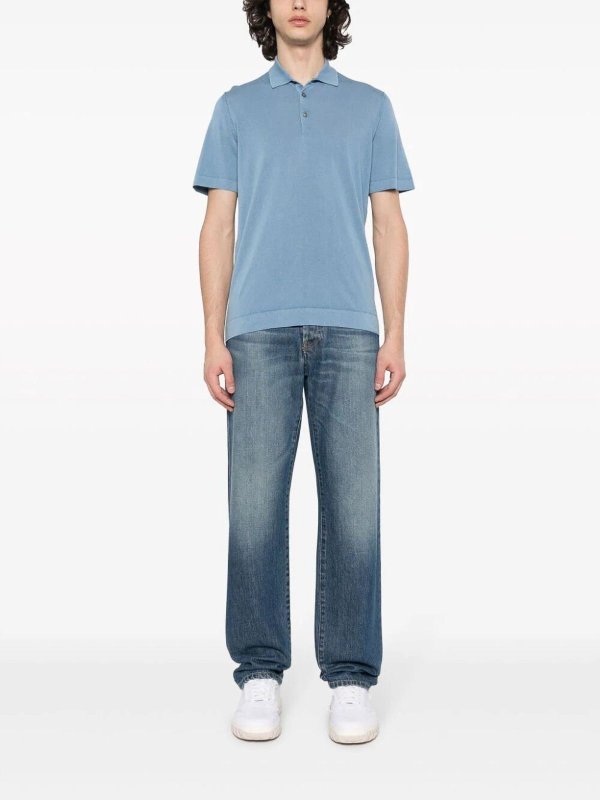 DRUMOHR: Polos  online - Polo - Bleu Clair