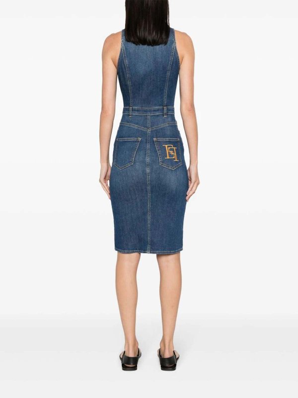 Denim Dress shop online: ELISABETTA FRANCHI