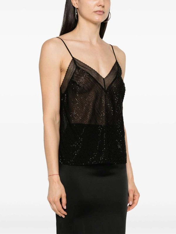 ELISABETTA FRANCHI buy online トップ/タンクトップ - 黒