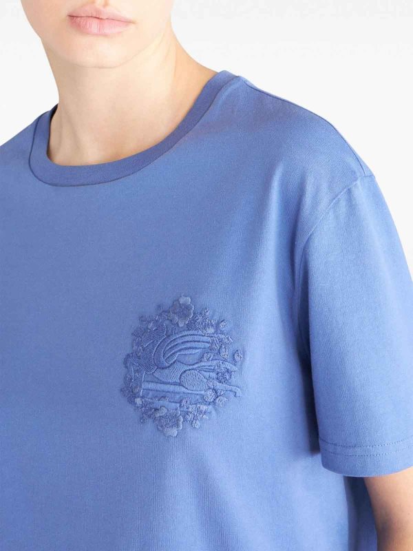 T-shirt blu shop online: ETRO