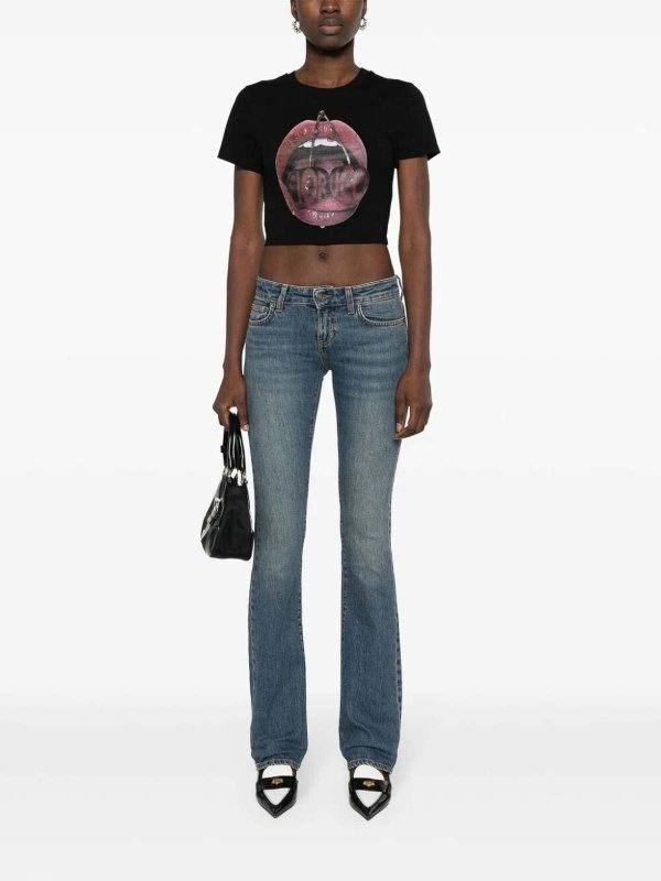 FIORUCCI: bootcut jeans online - Mid Low Rise Bootcut Jeans