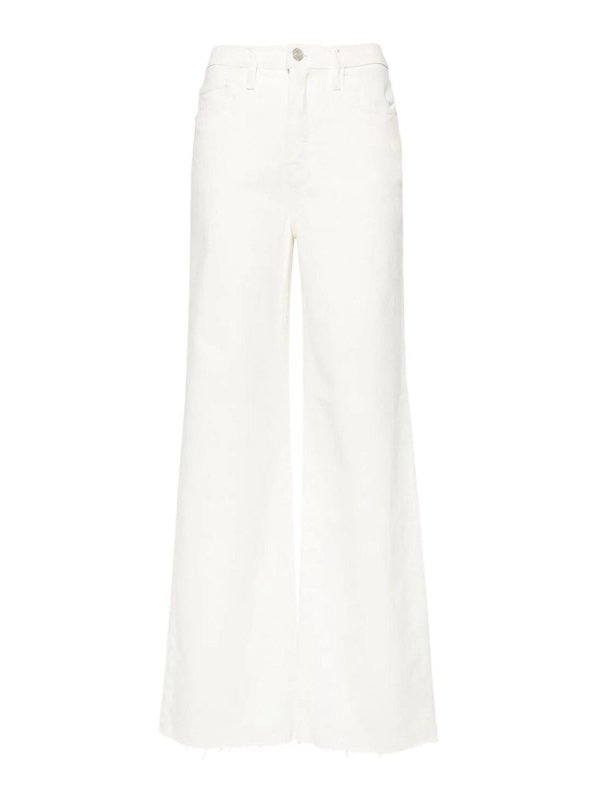 Frame: Jeans évasés - Jean Bootcut - Beige