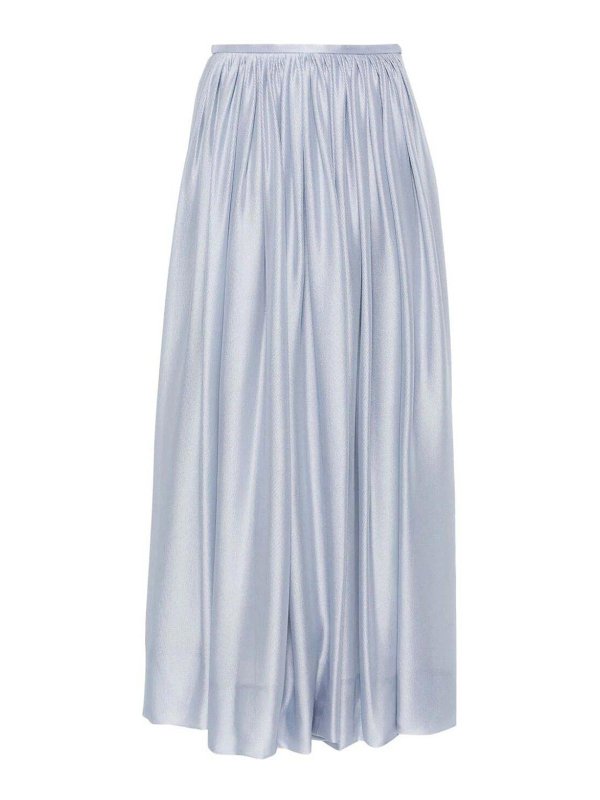 GIORGIO ARMANI: ニーレングススカート＆ミディ丈 - 膝丈/ミディスカート - ブルー