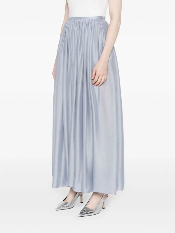 The Best Shops GIORGIO ARMANI: ニーレングススカート＆ミディ丈 - 膝丈/ミディスカート - ブルー