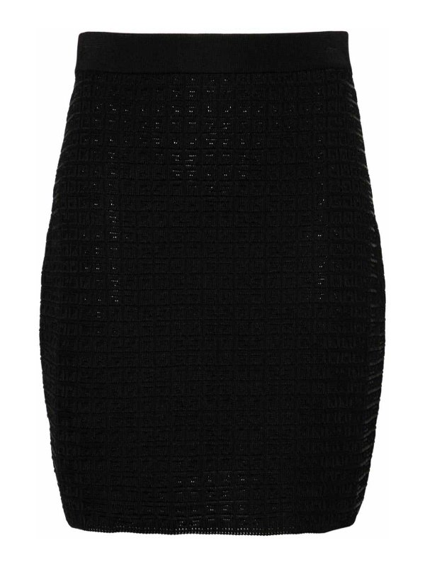 GIVENCHY: ミニスカート - ミニスカート - 黒