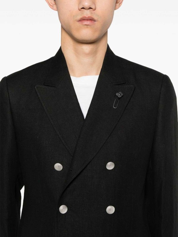 Attitute Drop 7 Reg Double-Breasted Blazer shop online: LARDINI