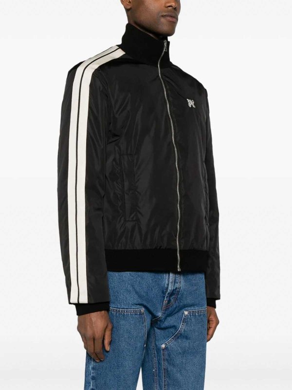 Giacca sportiva imbottita con monogramma shop online: Palm Angels