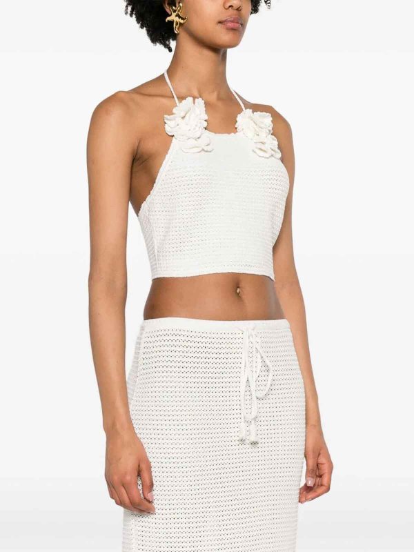 トップ/タンクトップ - 白 shop online: Self Portrait