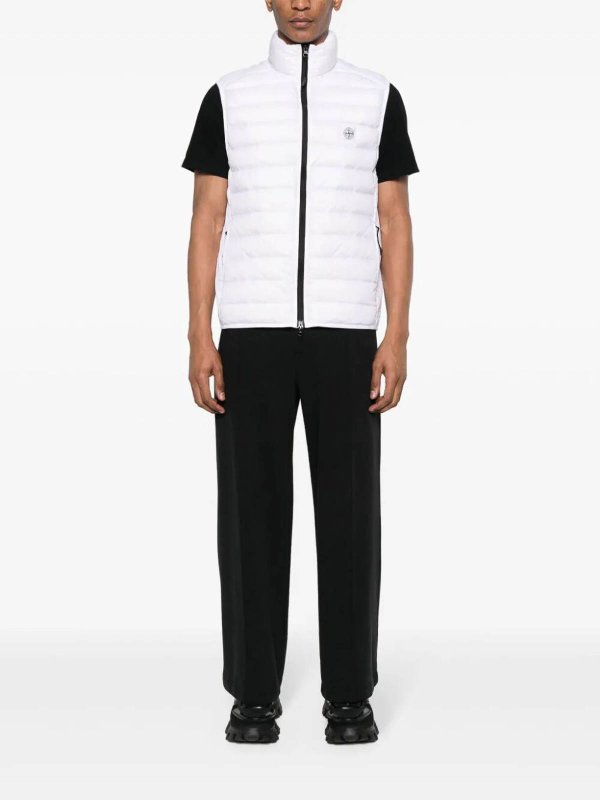 STONE ISLAND: Chalecos online - Chaleco - Blanco