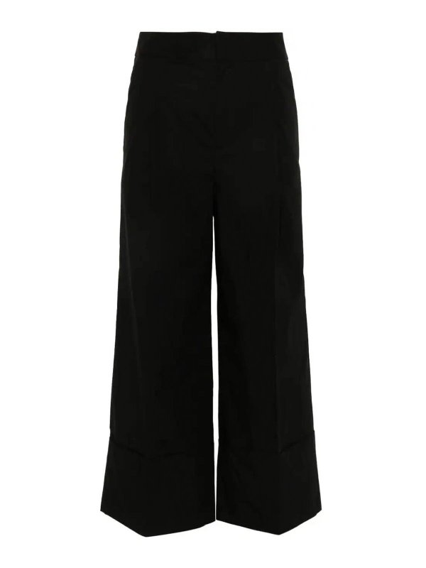 TWINSET: Trousers Shorts - Cropped Wide Leg Pants