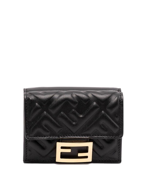 FENDI: wallets & purses - Baguette Micro Trifold Wallet