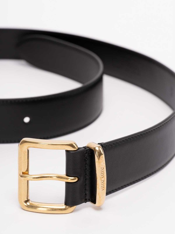 MIU MIU: belts online - Leather Belt