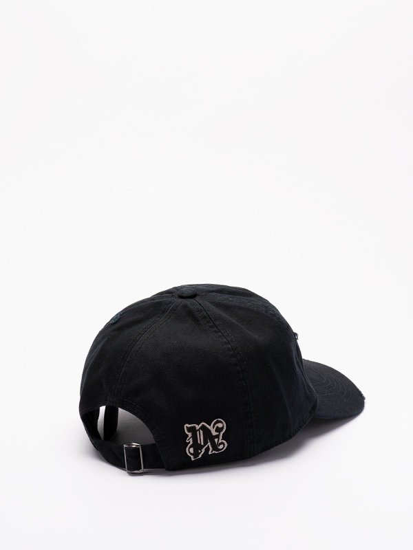 Palm Angels: hats & caps online - Gothic Logo Cap