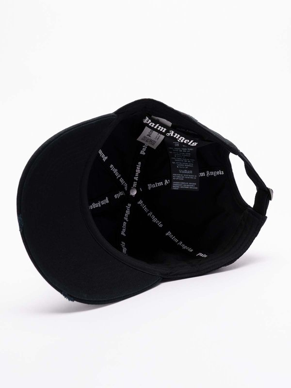 The Best Shops Palm Angels: hats & caps - Gothic Logo Cap