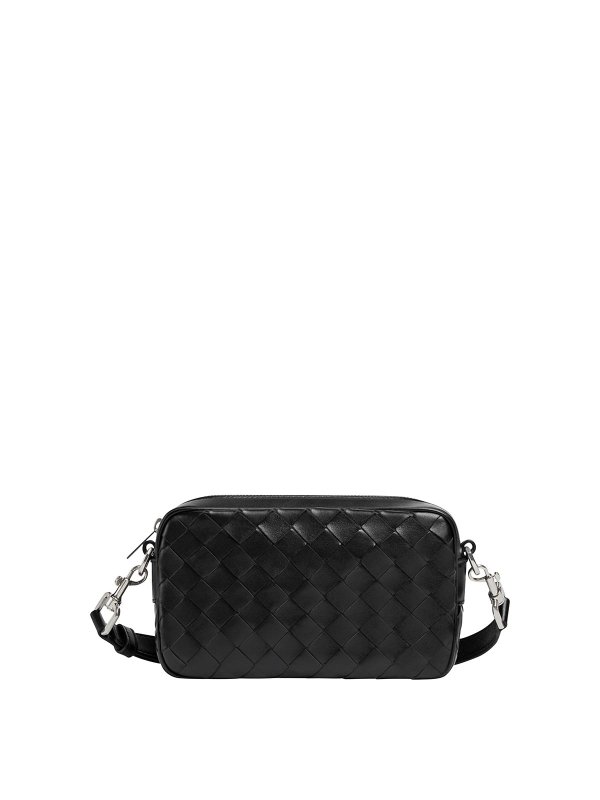 BOTTEGA VENETA: cross body bags - Mini Braided Camera Bag