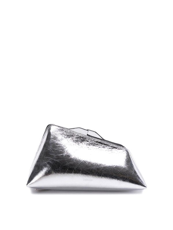 The Attico: Bolso clutch - Bolso Clutch - Plata