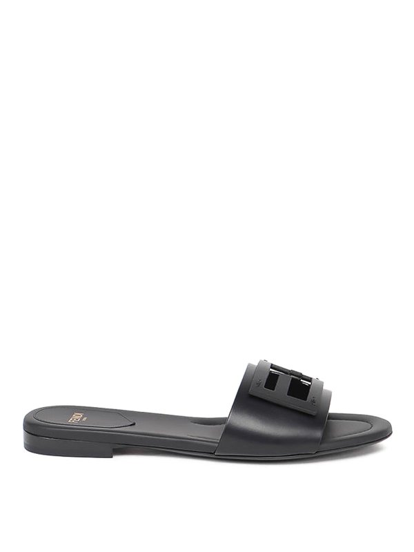 FENDI: flip flops - Baguette sliders