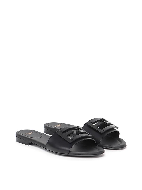 FENDI: flip flops online - Baguette sliders