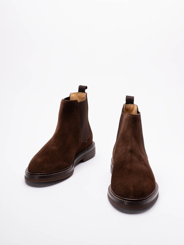 BRUNELLO CUCINELLI: Botines online - Botines - Marrón Oscuro