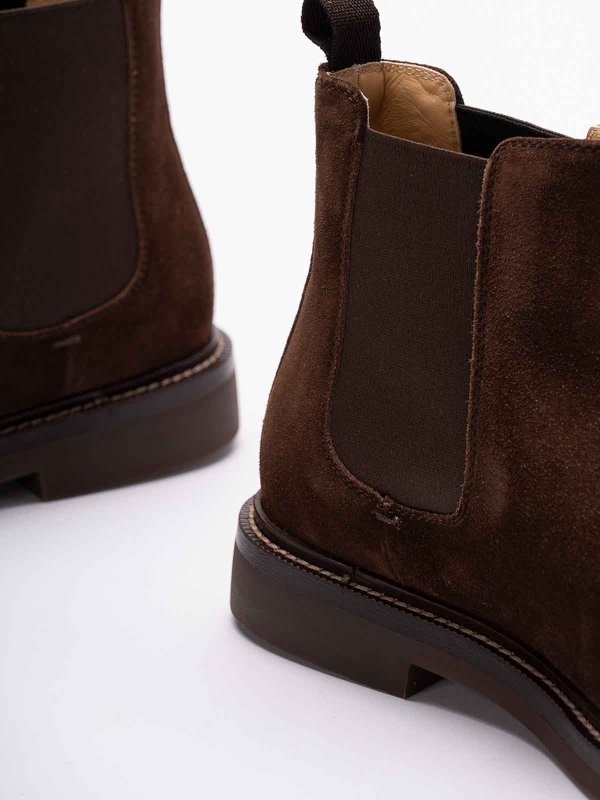 The Best Shops BRUNELLO CUCINELLI: Botines - Marrón Oscuro