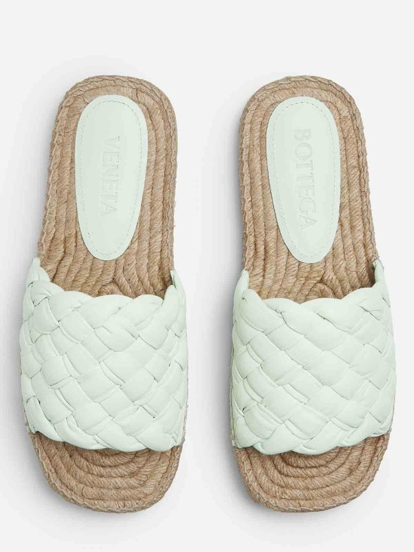 フラットシューズ - ライトブルー shop online: BOTTEGA VENETA