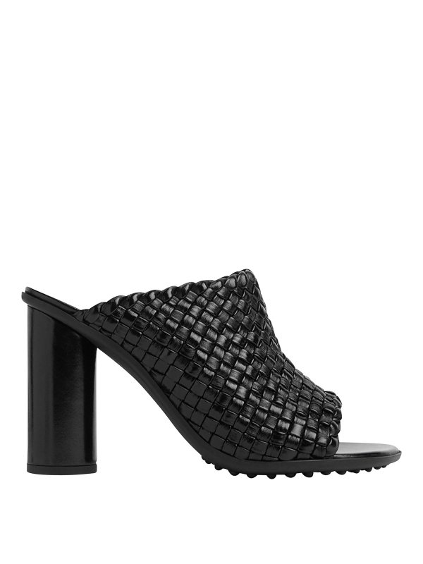 BOTTEGA VENETA: サンダル - サンダル - 黒