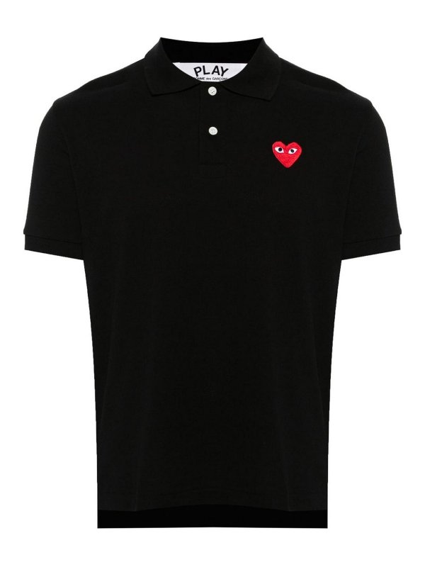 COMME DES GARCONS: ポロシャツ - ポロシャツ - 黒