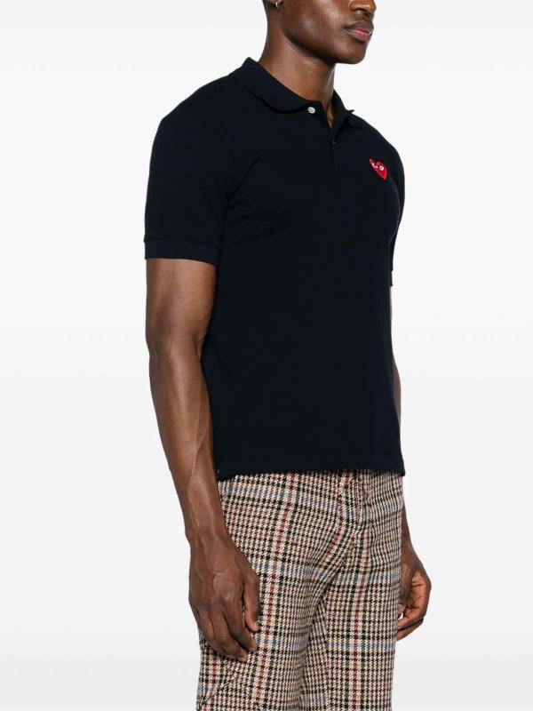 Logo Cotton Polo Shirt Replica 
online: COMME DES GARCONS