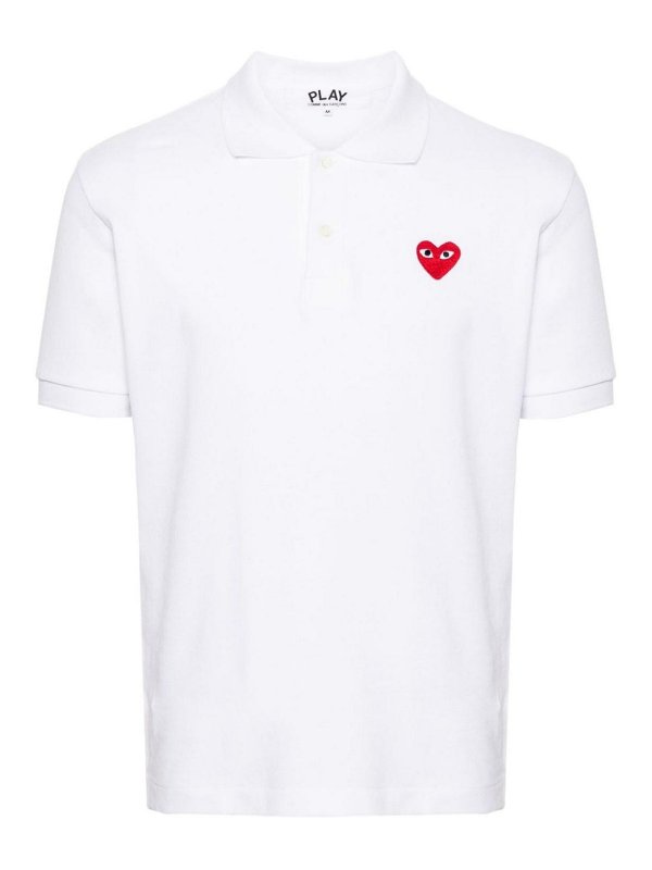 COMME DES GARCONS: Polos  - Polo - Blanc