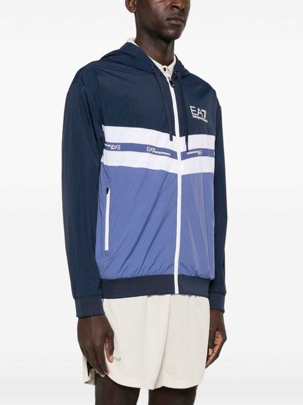 EA7 Emporio Armani: casual jackets online - Printed Nylon Jacket