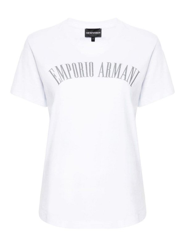EMPORIO ARMANI: T-shirts - T-Shirt - Weiß