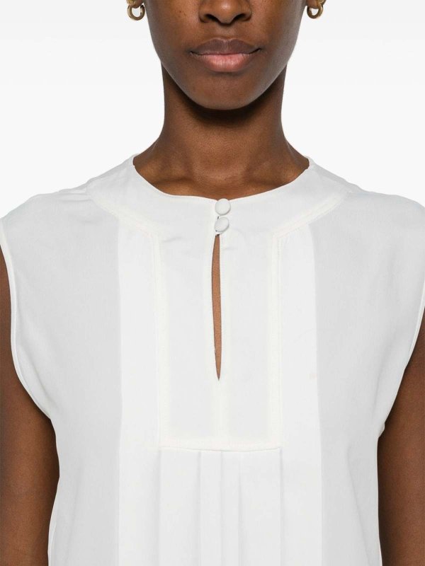 EMPORIO ARMANI: Tops & Tank tops online - Crepe De Chine Top
