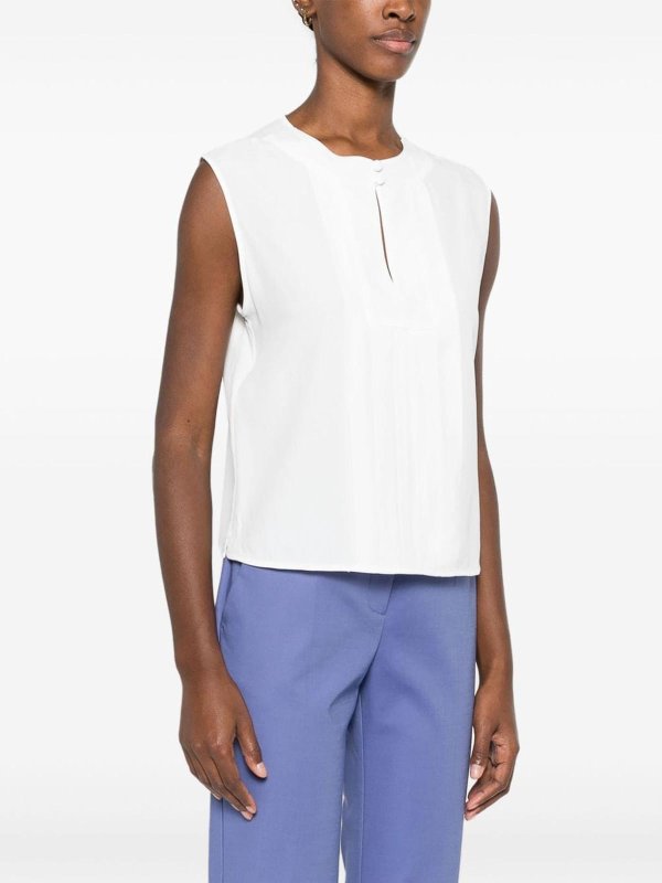 Crepe De Chine Top shop online: EMPORIO ARMANI